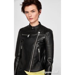 Faux Leather Jacket